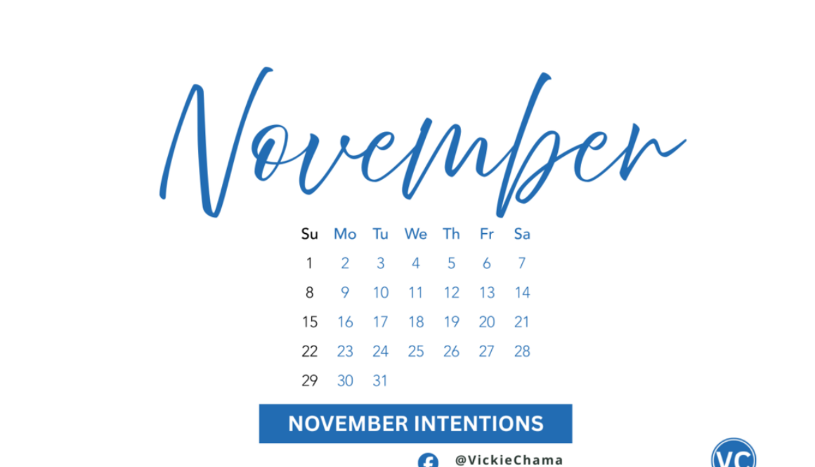 November Monthly Goals