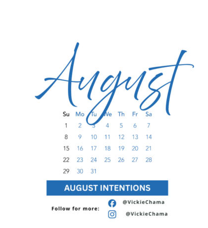August Monthly Goals